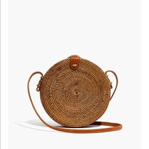 Circular Rattan Bag / Round Crossbody Bag 🌺🌴